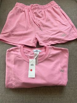 New Pink Alo Matching Set size L
