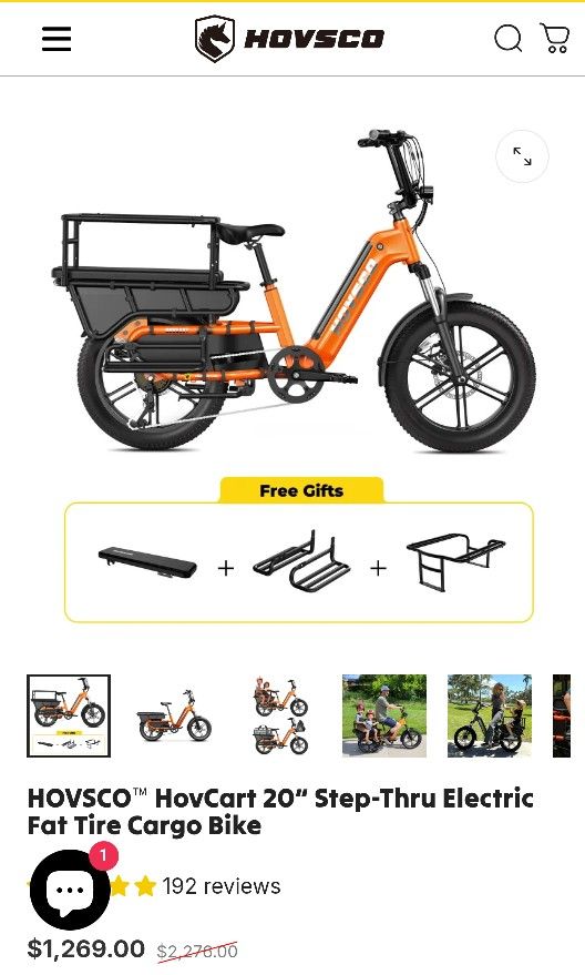 Hovsco Hovcart eBike 750w