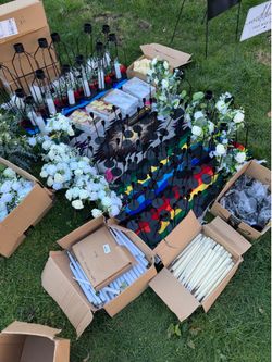 Wedding lot - decor, signs, candles, and more!
