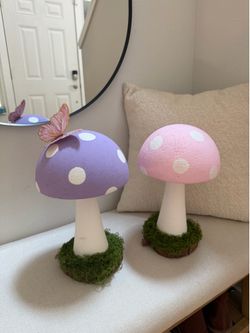 Pink & Purple Fairy Mushroom Party Decor Set