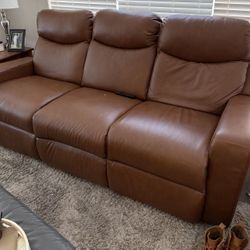 La-Z-Boy Leather Couch 