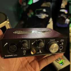Scarlett Solo 3rd Gen Usb