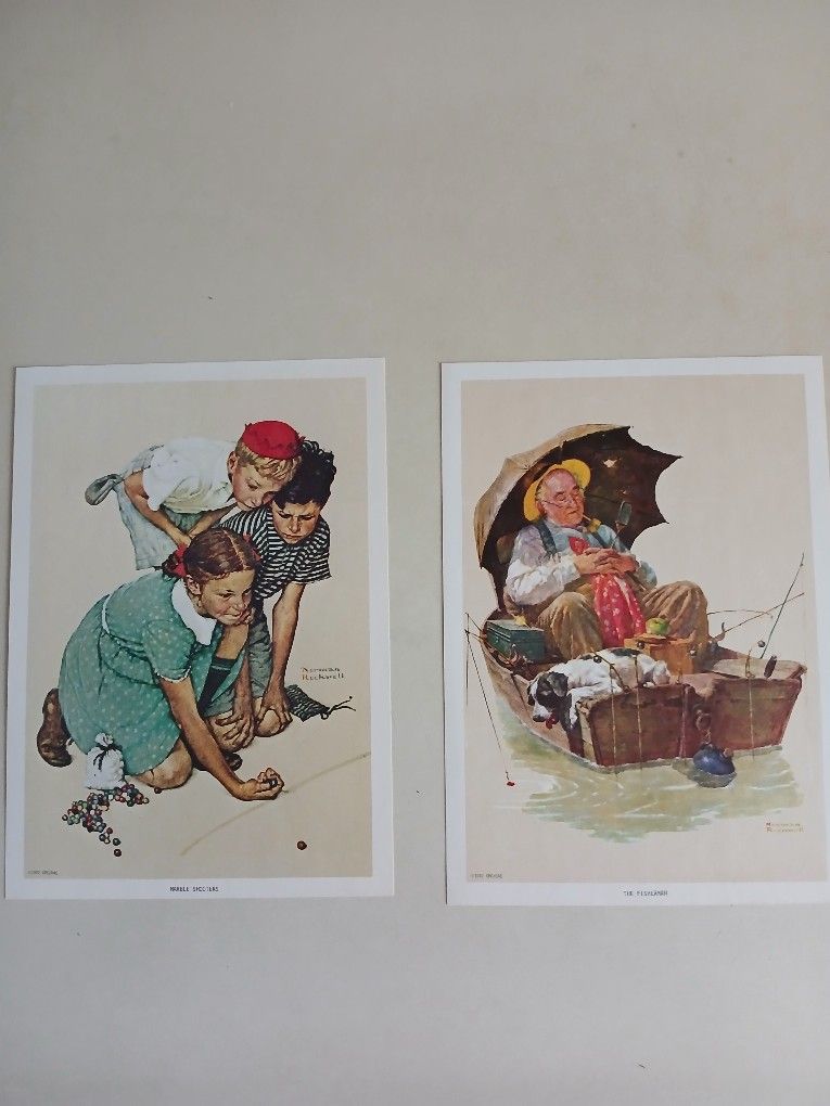 2 NORMAN ROCKWELL LITHOGRAPHS