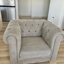 Grey Armchair