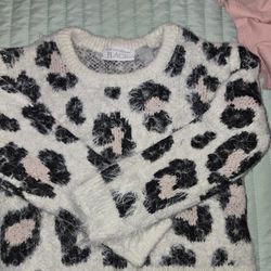 Pink Qnd Vlack 2t Sweater 