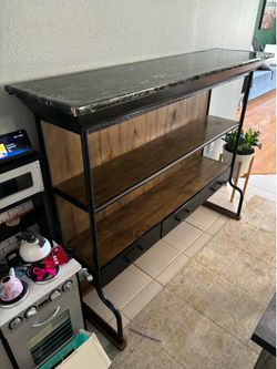 Heavy wooden shelf