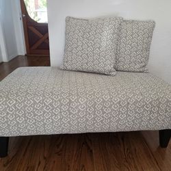 Ottoman and Matching Pillows 