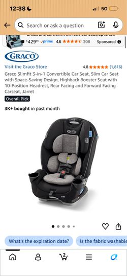 Graco slim fit 3-1