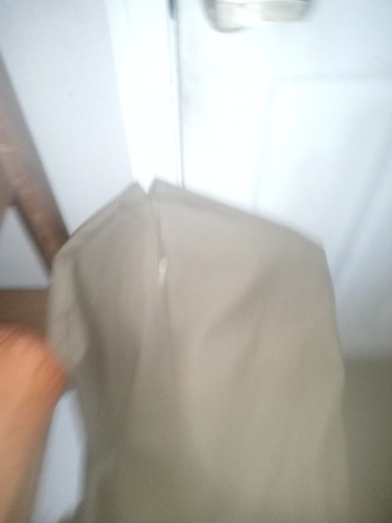 Tan Garment Bag Was Military With Gear
