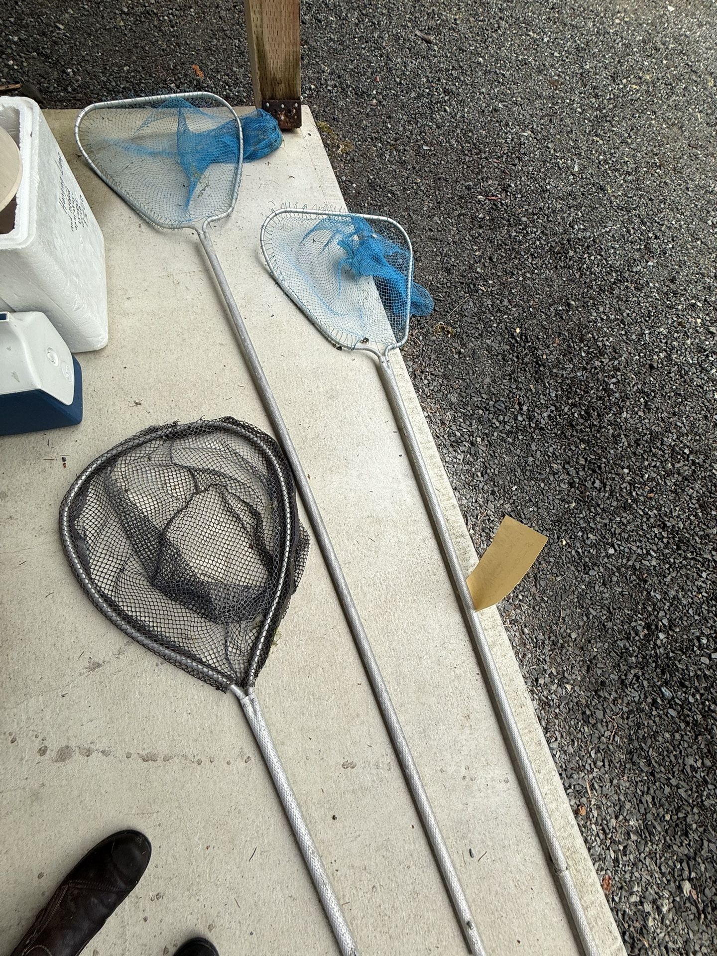 Fishing Nets On Aluminum Poles-