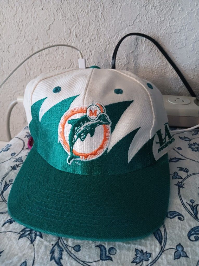 Vintage 90s Miami Dolphins Sharktooth Hat