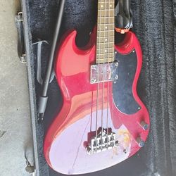 Bass with hardcase and stand Epiphone Ultimate