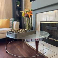  Oversized Metal Coffee Table