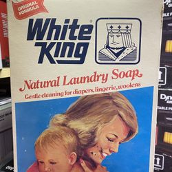 50’s WHITE KING Natural Laundry Soap UNOPENED NEW