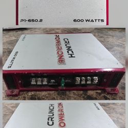 Car Audio Amps, Box & Capacitor 