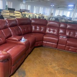 Sectional Recliner Light Up Sofa 