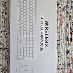 WIRELESS KEYBOARD WITH MOUSE NEW