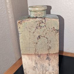Tapered Stone Pottery Jug / Flower Vase - Vintage