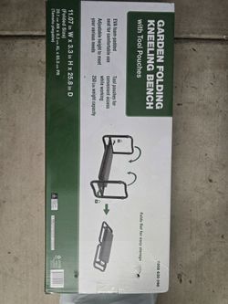 Garden folding kneeling bench