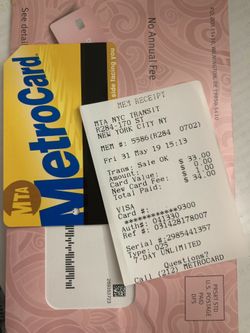 7 days unlimited MetroCard