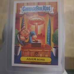 Adam Bomb Garbage Pail Kid