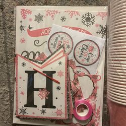 Hot Cocoa Decorations and Pink Coffee Cups with lid