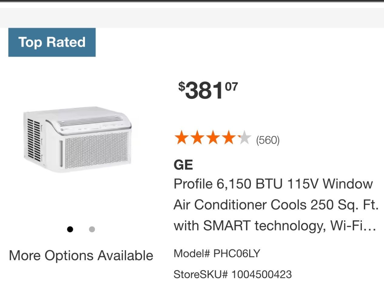 GE Profile Window Unit Ac