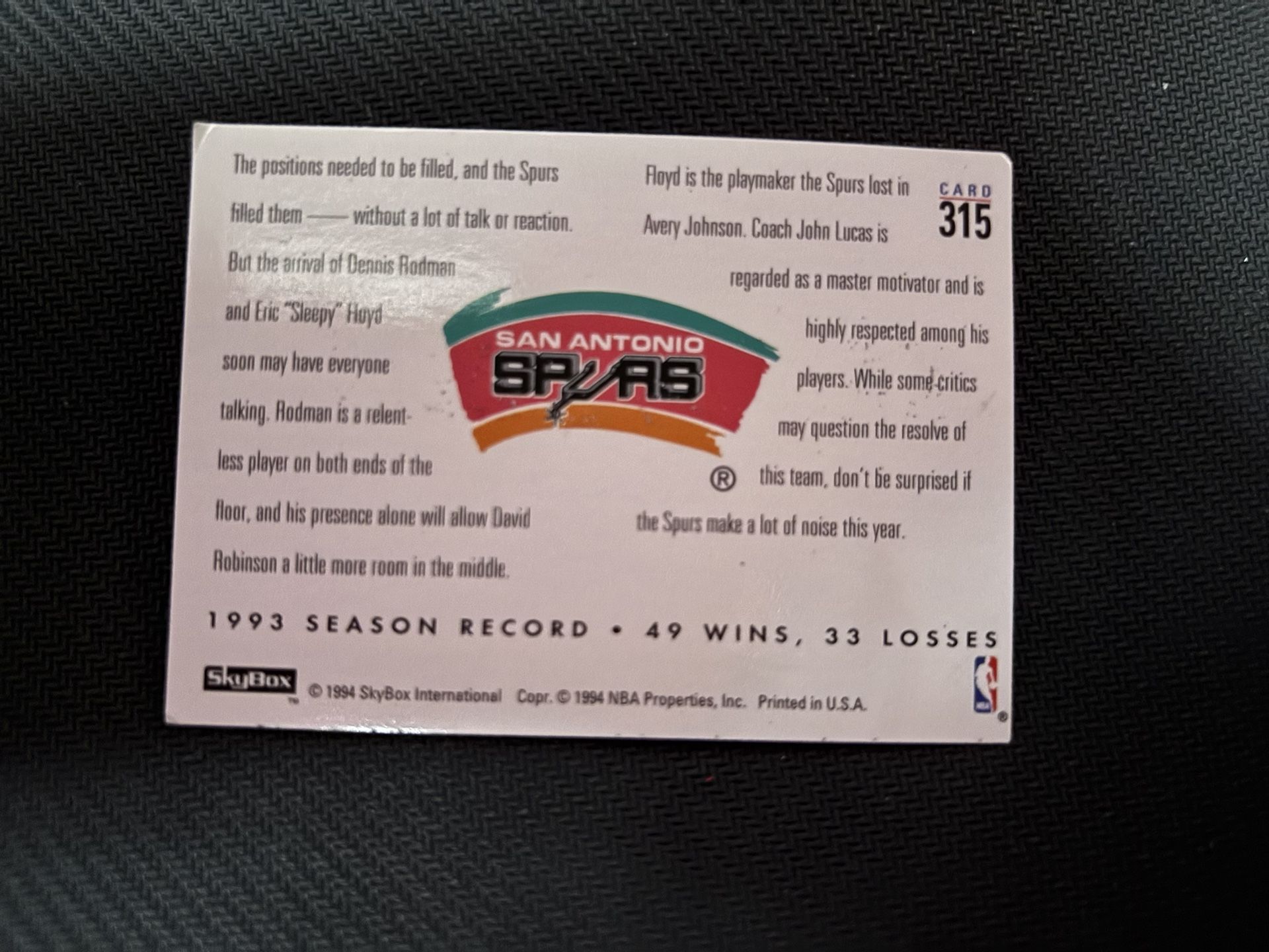 Aluminum Ingots Nba Streaming Free Sites 1993‑94 SkyBox