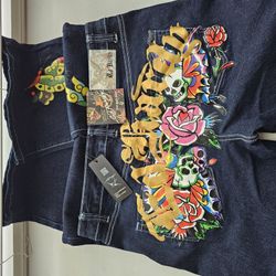 Authentic Ed Hardy Low Rise Women Jeans