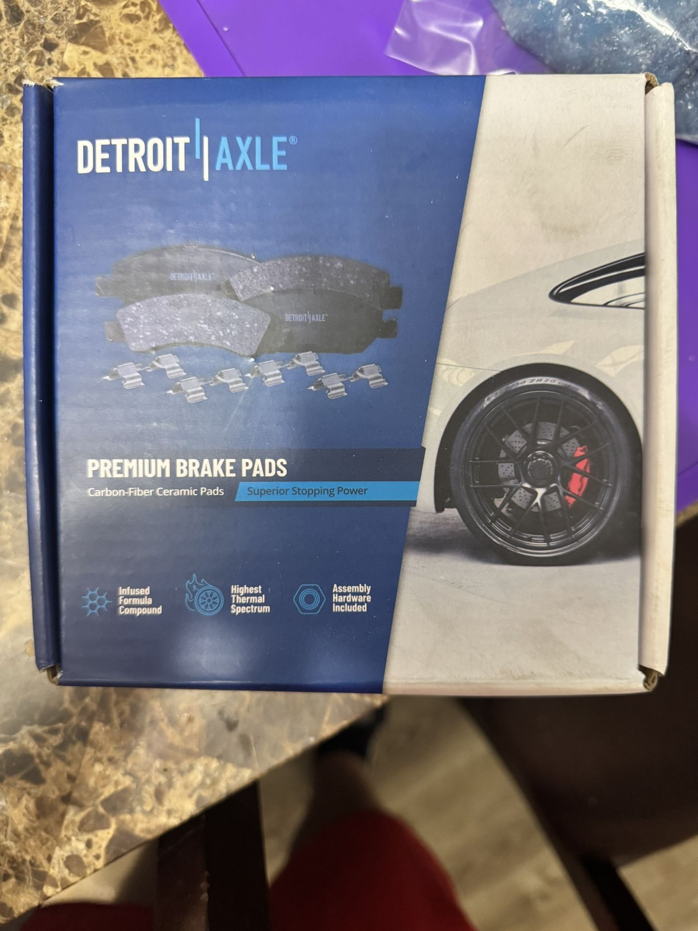 2007 Chevy Cobalt Detroit Axle Front Disc Pads Set/Kit.