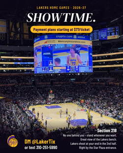 Lakers vs Clippers Tickets - This Friday Oct 23