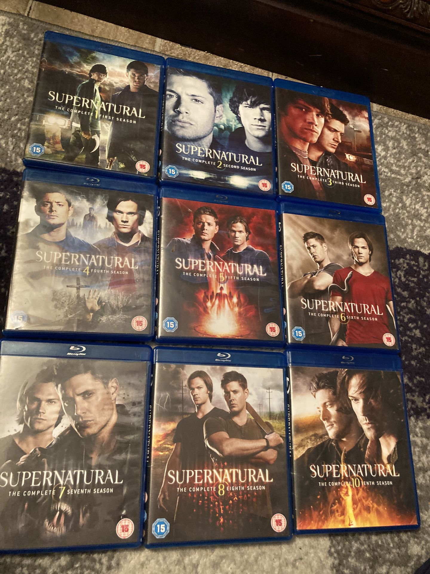 Supernatural Series On Blue-ry
