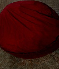 6ft Bean bag Burgundy suade Machince washable 68in Wide/ 38in Height/ 68in D