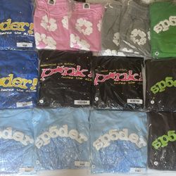 New Denim Tears Shorts And Sp5der Hoodies