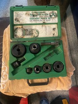 Greenlee 7238SB Slug-Buster Knockout Punch Set