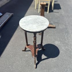 Marble Top  End Table 