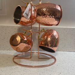 Moscow Mule Set With Display Stand 