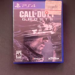 Call Of Duty Ghosts PS4