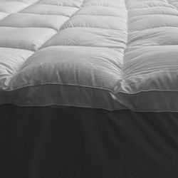 Topllen Queen Mattress Topper for Back Pain Relief – Extra Thick Pillow Top Plush Mattress Pad with Deep Pocket, Soft Pillowtop Queen Size Bed Toppers