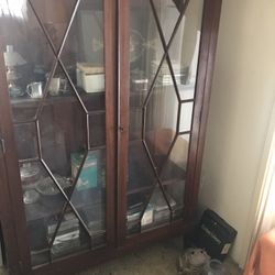 Vintage China Closet (Hutch) From the Thirties!