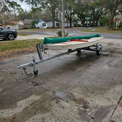 Sunfish Sailboat 