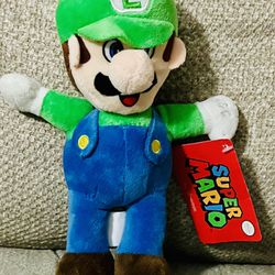 NEW Nintendo Luigi Plush Doll 8.5 inches