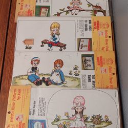 1969 Paint'n Paste Patterns By Jean 4 Different Patterns. Never Opened. 