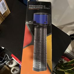 Hypool Aquarium Filter for 35-75 Gallon, 260GPH Submersible Canister Pump Filters for Cleaning Fish Turtle Tank, Cold Plunge Tub, Small Pond, Clear Wa