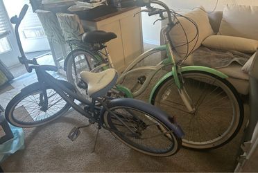 Bikes and wagon