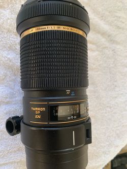 Tamron SP Di AF 180mm F/3.5 Macro Lens