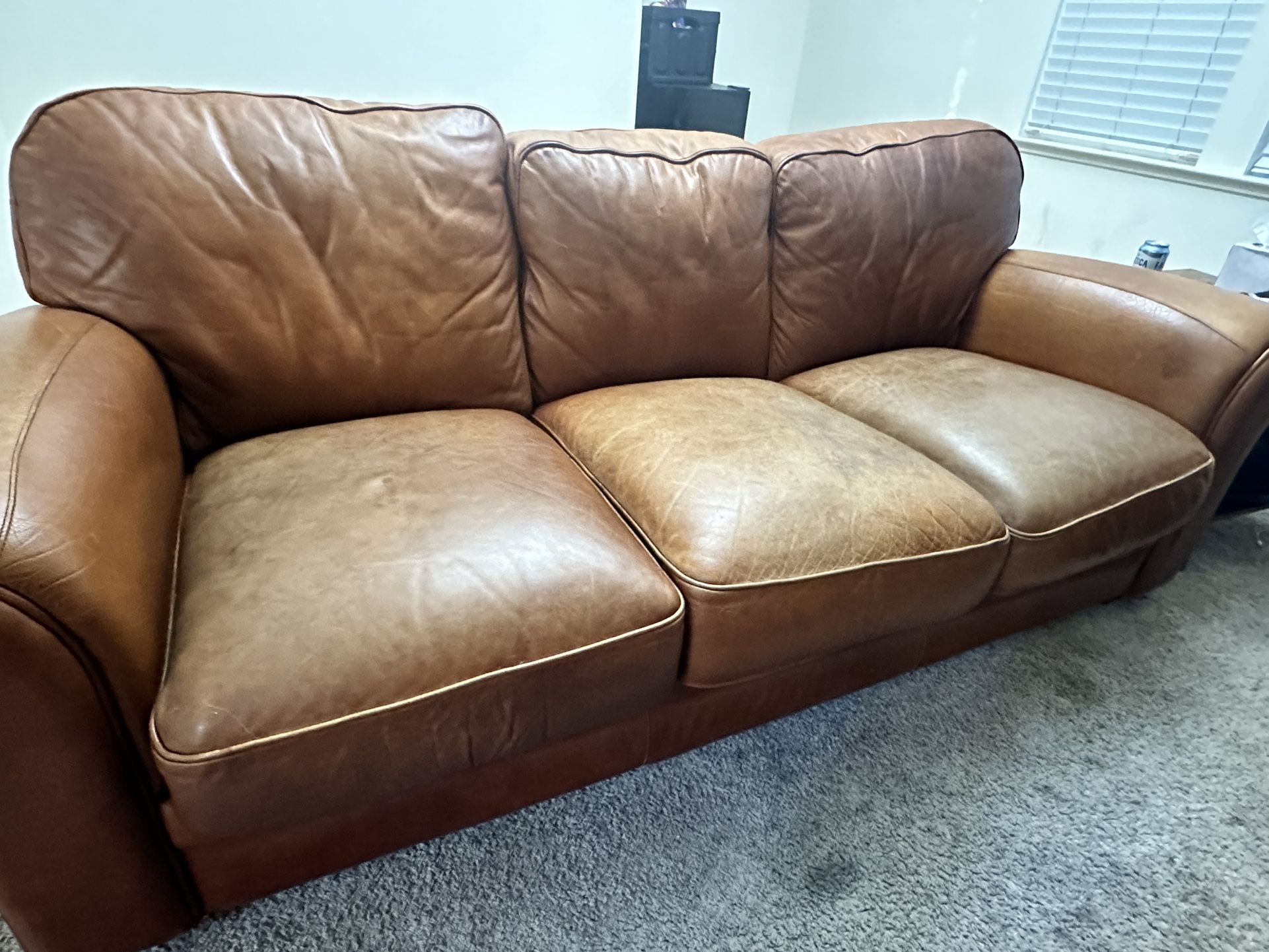 Brown 3 Seating Couch For Sale