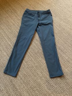 Lululemon Men’s Performance Work Pants Blue Gray 28 NWT