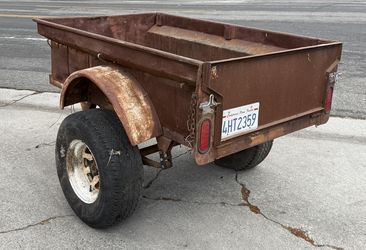 Bantam Overlander Trailer with PINK SLIP vintage trailer JEEP WillyS