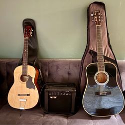 Lote Guitarras Esteban Y Gremlin + Ampli Fever GA20  Local Pickup
